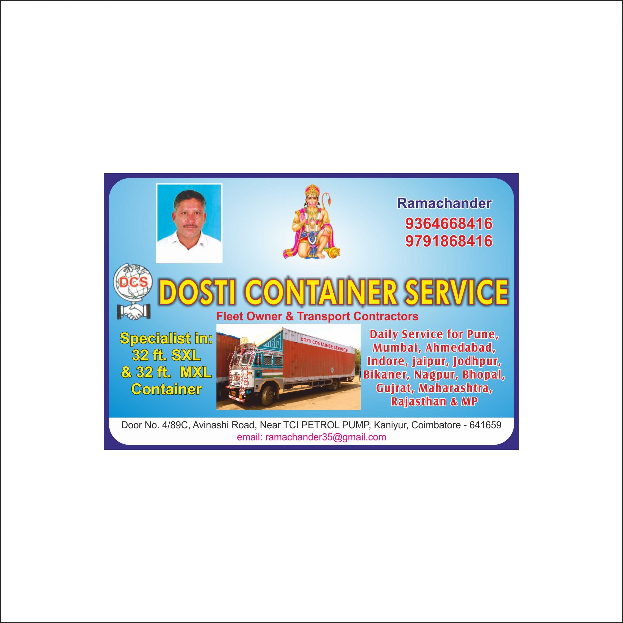 DOSTI CONTAINER SERVICE